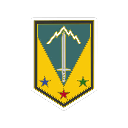 3 Maneuver Enhancement Brigade (U.S. Army) Transparent STICKER Die-Cut Vinyl Decal-4 Inch-The Sticker Space