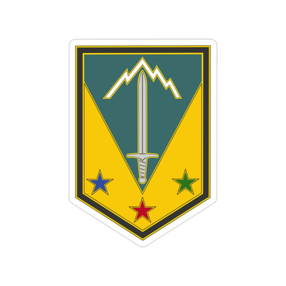 3 Maneuver Enhancement Brigade (U.S. Army) Transparent STICKER Die-Cut Vinyl Decal-5 Inch-The Sticker Space