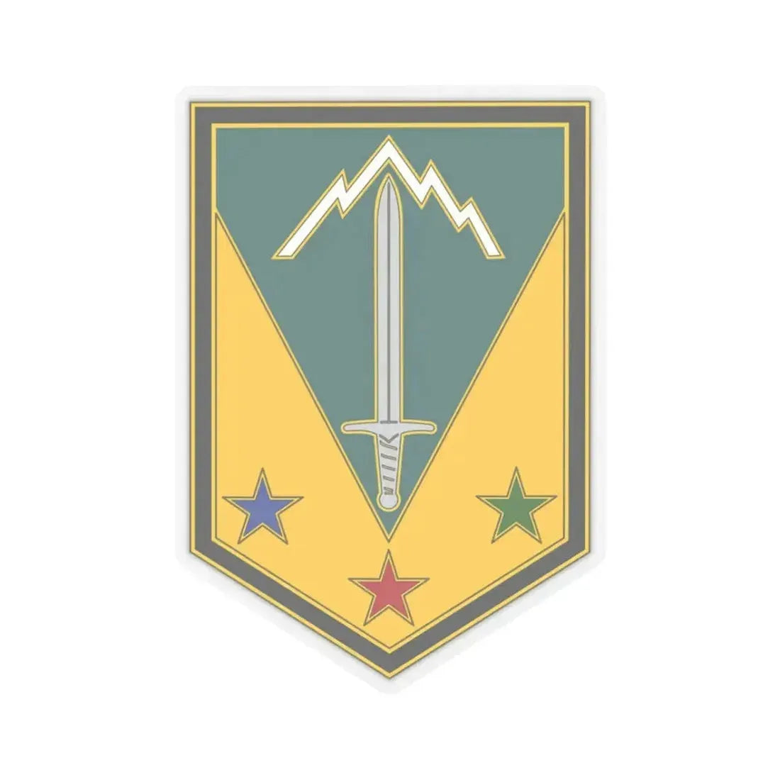 3 Maneuver Enhancement Brigade (U.S. Army) STICKER Vinyl Kiss-Cut Decal 3 Inch Transparent - The Sticker Space