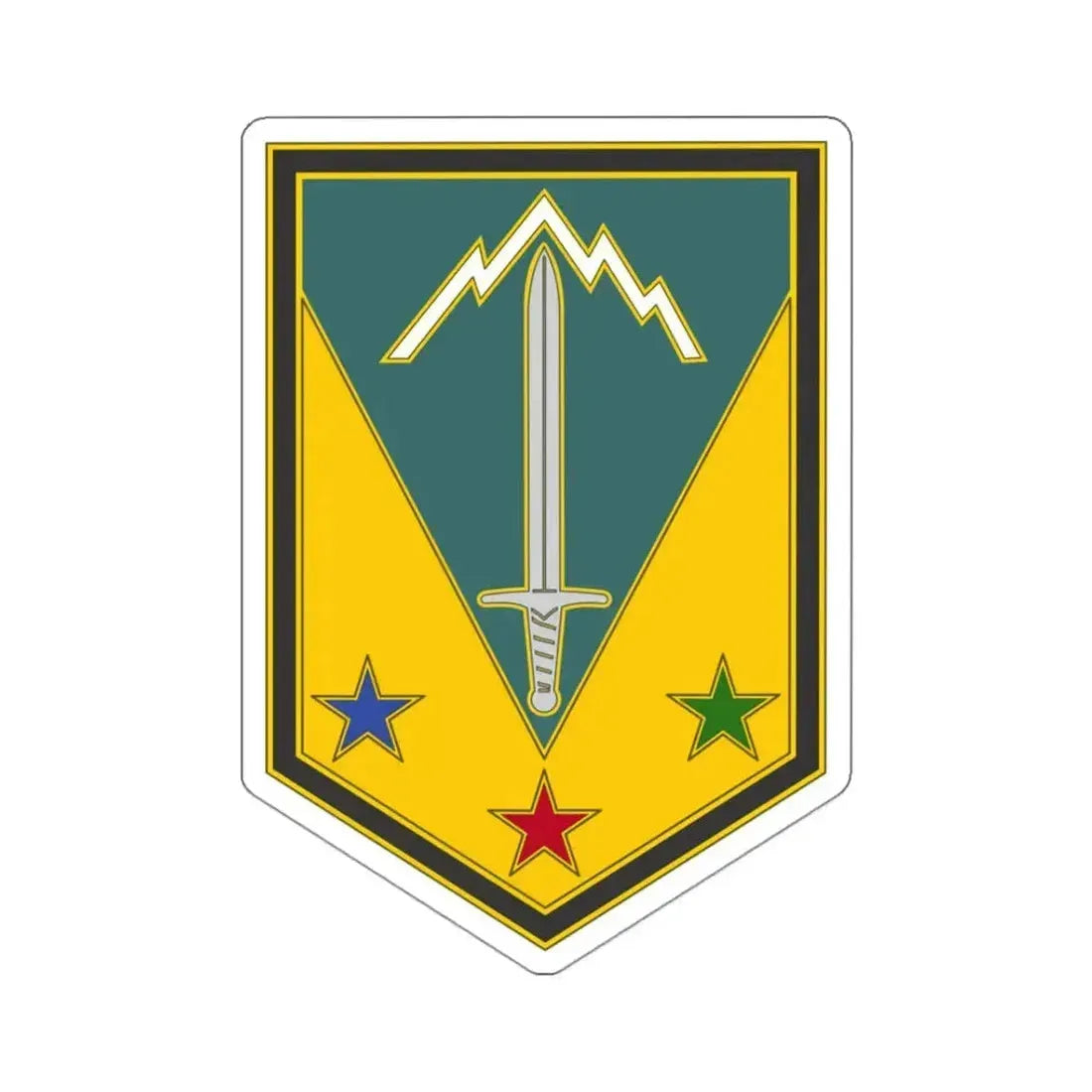 3 Maneuver Enhancement Brigade (U.S. Army) STICKER Vinyl Kiss-Cut Decal 3 Inch White - The Sticker Space