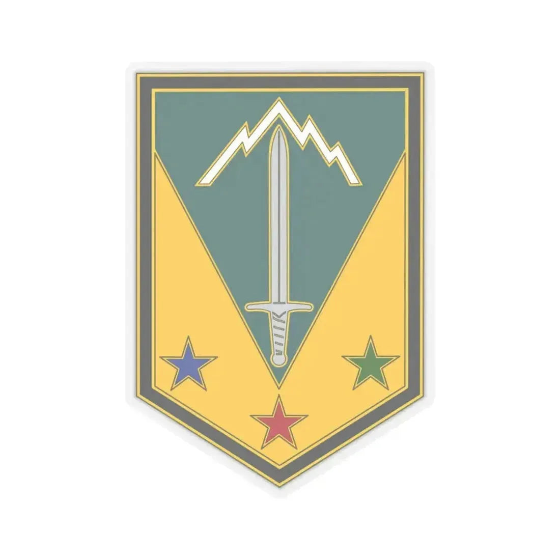 3 Maneuver Enhancement Brigade (U.S. Army) STICKER Vinyl Kiss-Cut Decal 4 Inch Transparent - The Sticker Space