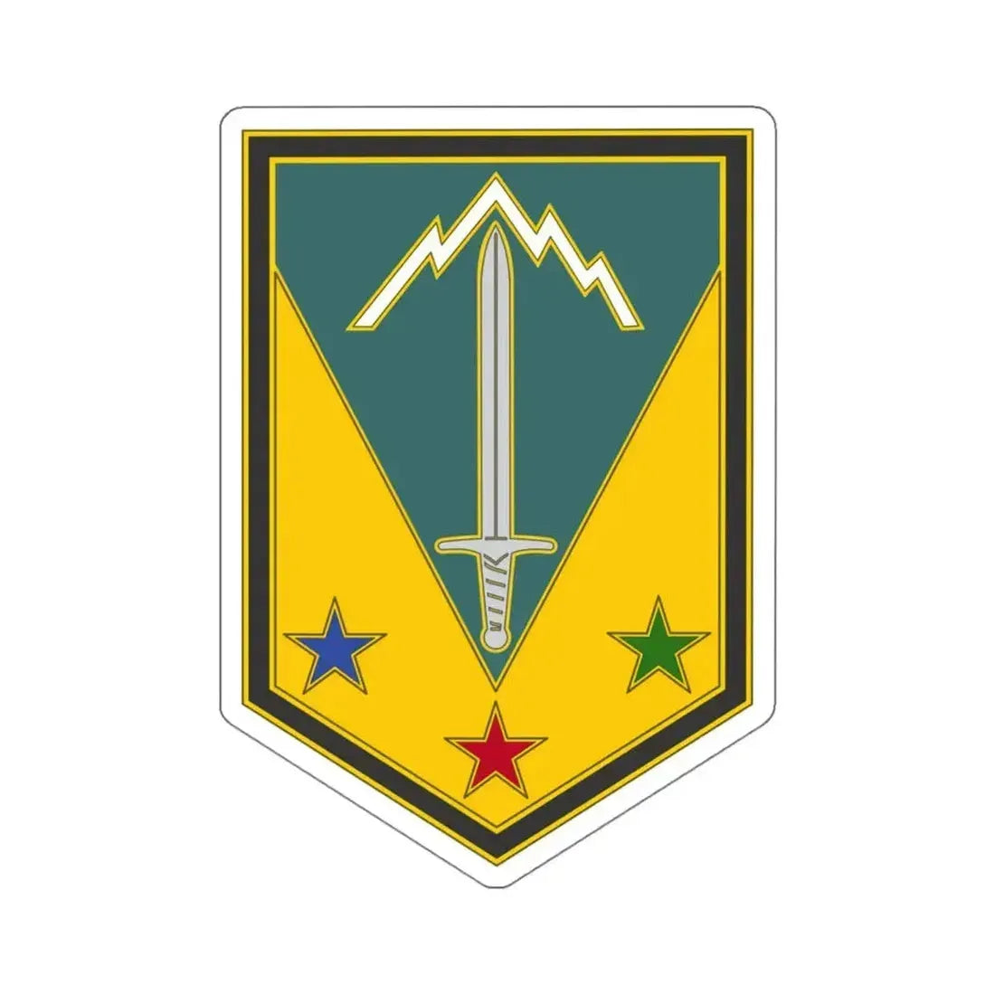 3 Maneuver Enhancement Brigade (U.S. Army) STICKER Vinyl Kiss-Cut Decal 4 Inch White - The Sticker Space