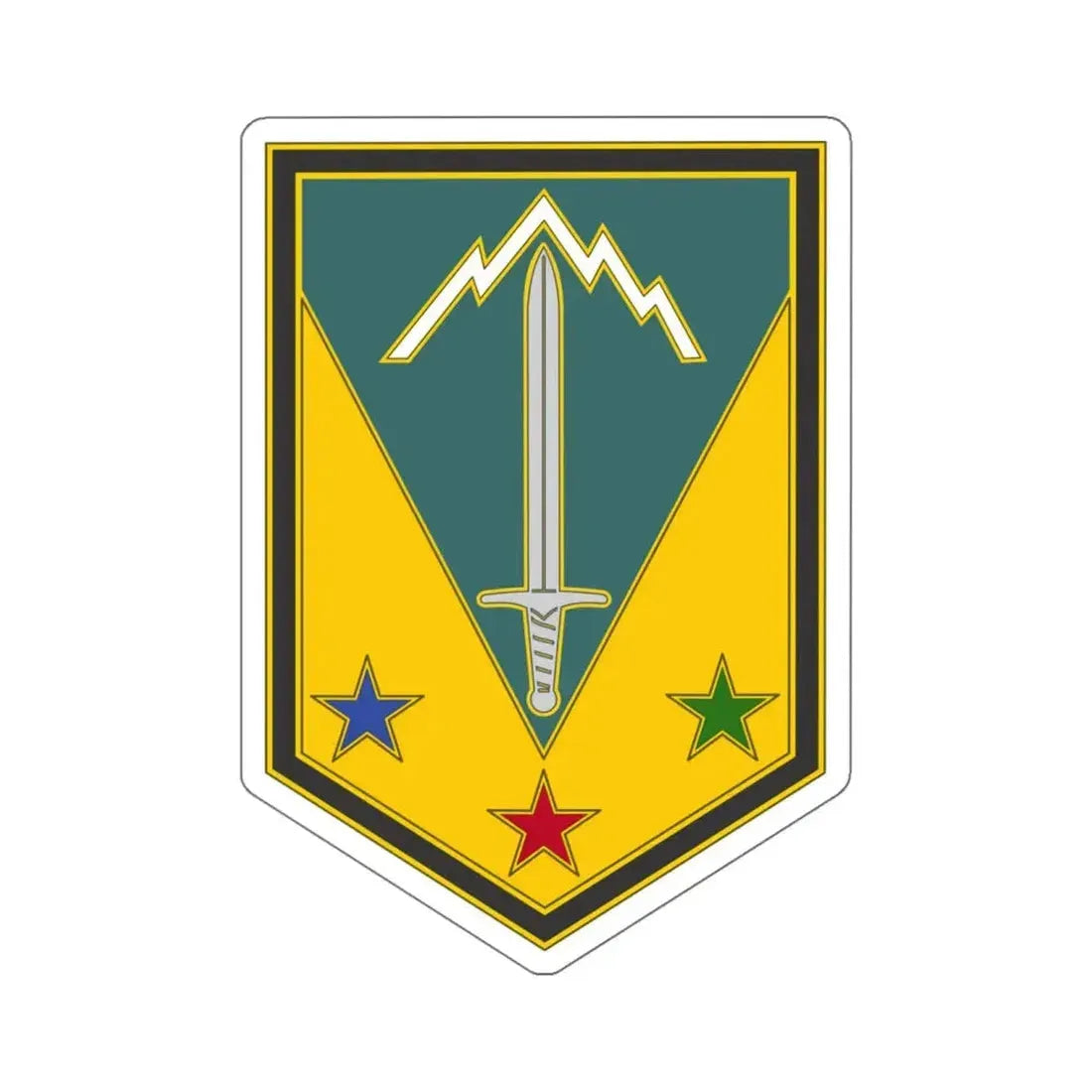 3 Maneuver Enhancement Brigade (U.S. Army) STICKER Vinyl Kiss-Cut Decal 6 Inch White - The Sticker Space