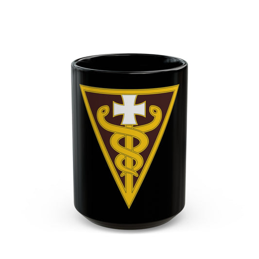 3 Medical Command (U.S. Army) Black Coffee Mug-15oz-The Sticker Space