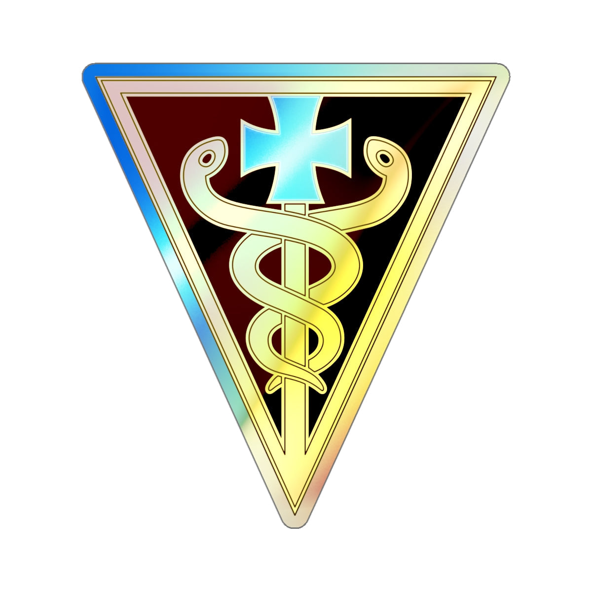 3 Medical Command (U.S. Army) Holographic STICKER Die-Cut Vinyl Decal-5 Inch-The Sticker Space