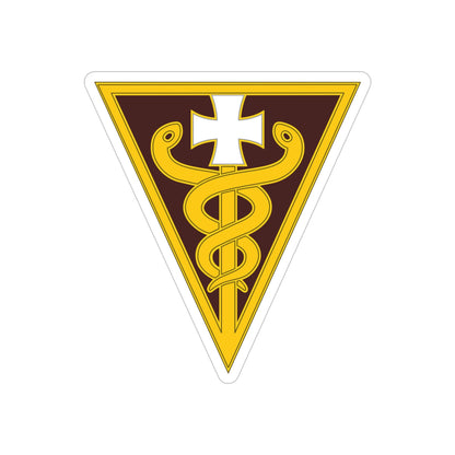 3 Medical Command (U.S. Army) REVERSE PRINT Transparent STICKER-5 Inch-The Sticker Space