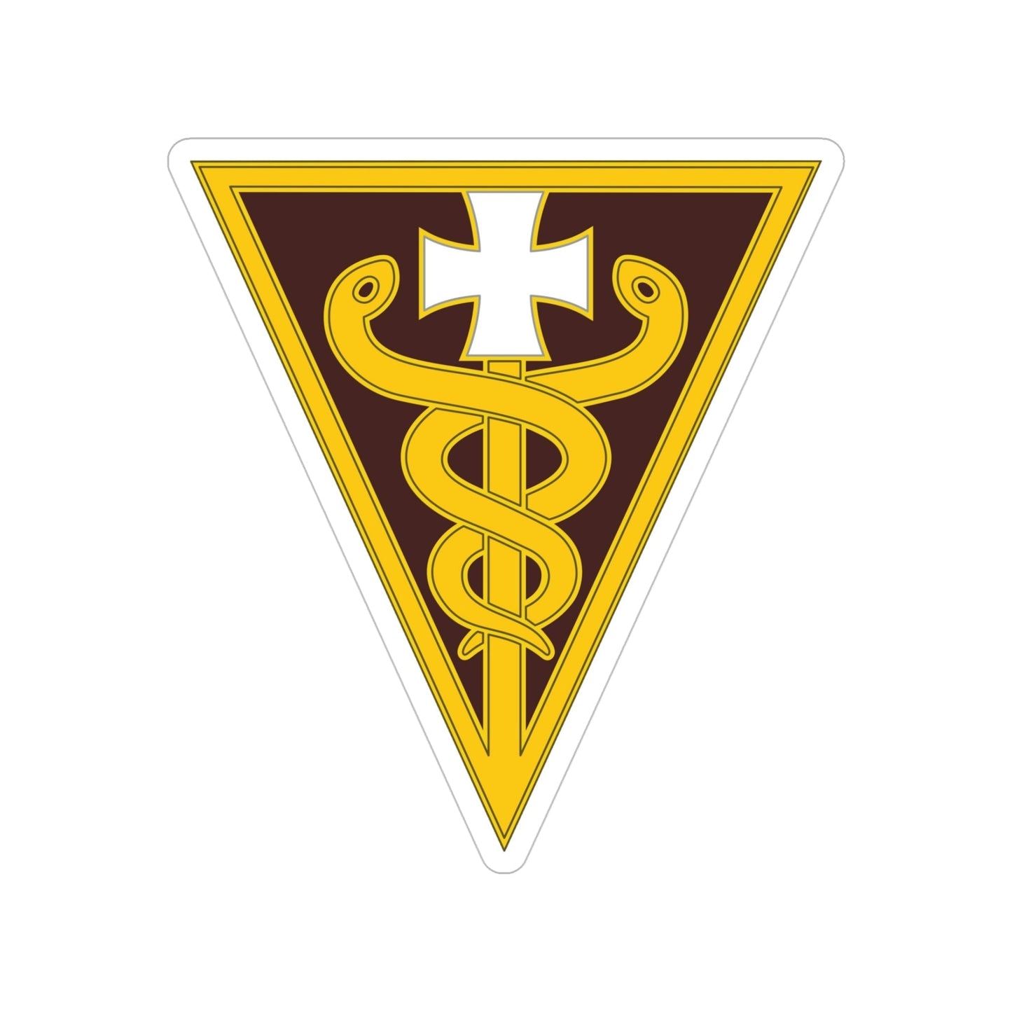 3 Medical Command (U.S. Army) Transparent STICKER Die-Cut Vinyl Decal-5 Inch-The Sticker Space