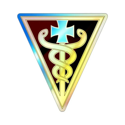 3 Medical Command (U.S. Army) Holographic STICKER Die-Cut Vinyl Decal 2 Inch Holographic - The Sticker Space