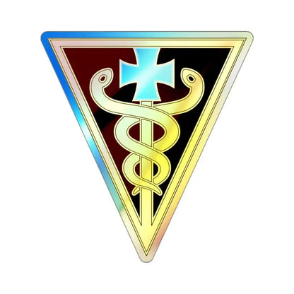 3 Medical Command (U.S. Army) Holographic STICKER Die-Cut Vinyl Decal 3 Inch Holographic - The Sticker Space