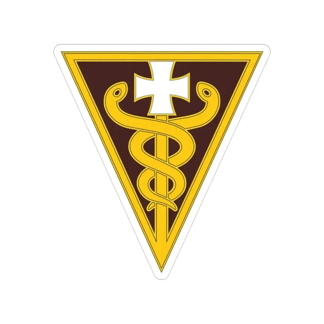 3 Medical Command (U.S. Army) Transparent STICKER Die-Cut Vinyl Decal 3 Inch - The Sticker Space