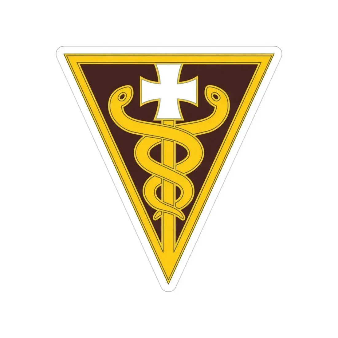 3 Medical Command (U.S. Army) Transparent STICKER Die-Cut Vinyl Decal 4 Inch - The Sticker Space