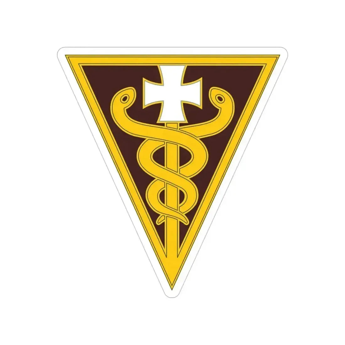 3 Medical Command (U.S. Army) Transparent STICKER Die-Cut Vinyl Decal 5 Inch - The Sticker Space