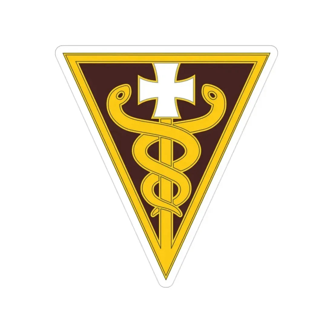 3 Medical Command (U.S. Army) Transparent STICKER Die-Cut Vinyl Decal - The Sticker Space