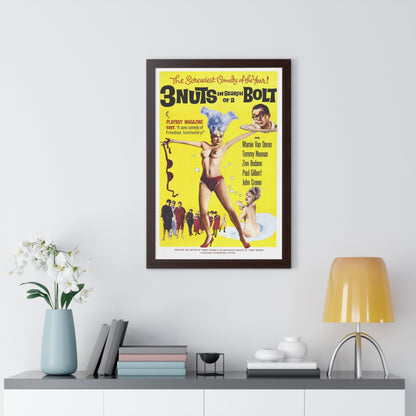 3 NUTS IN SEARCH OF A BOLT 1964 - Framed Movie Poster-The Sticker Space