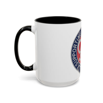 3 Personnel Command 2 (U.S. Army) Accent Coffee Mug-The Sticker Space