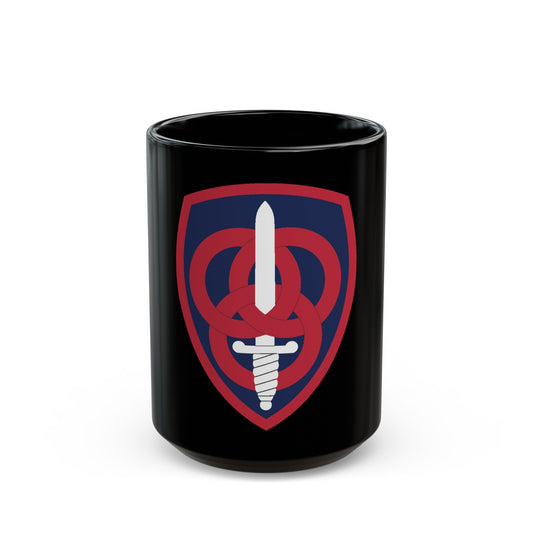 3 Personnel Command (U.S. Army) Black Coffee Mug-15oz-The Sticker Space