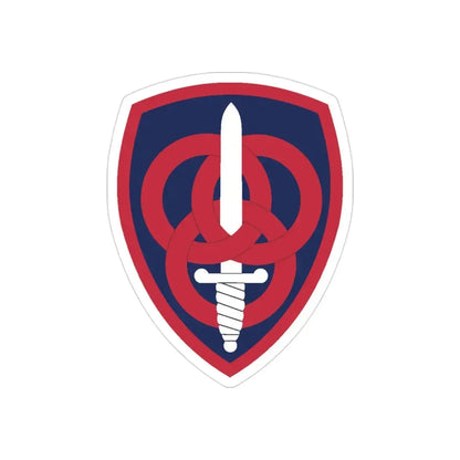 3 Personnel Command (U.S. Army) REVERSE PRINT Transparent Die-Cut STICKER - The Sticker Space