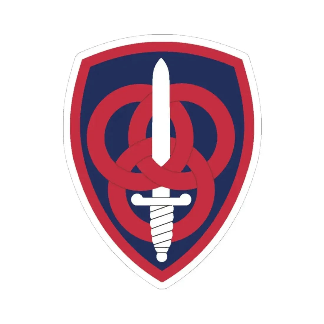 3 Personnel Command (U.S. Army) STICKER Vinyl Kiss-Cut Decal 4 Inch White - The Sticker Space