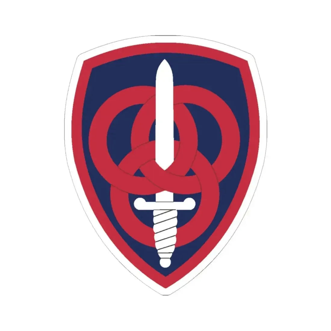 3 Personnel Command (U.S. Army) STICKER Vinyl Kiss-Cut Decal 6 Inch White - The Sticker Space