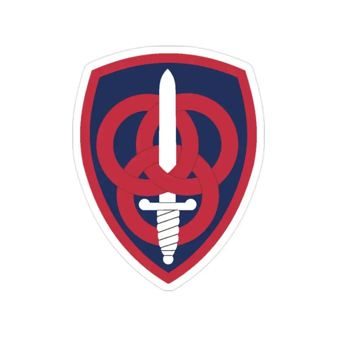 3 Personnel Command (U.S. Army) Transparent STICKER Die-Cut Vinyl Decal 2 Inch - The Sticker Space