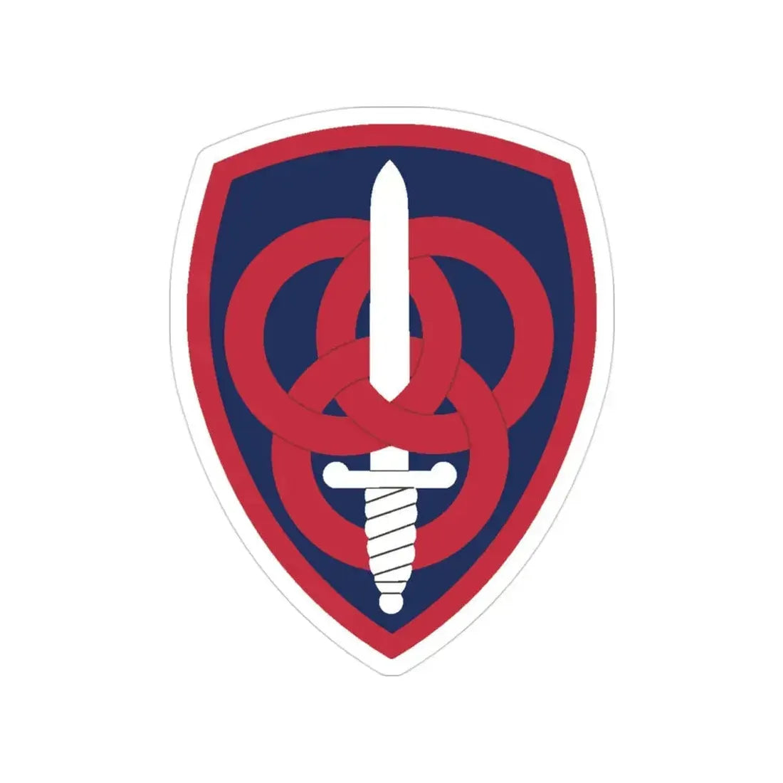 3 Personnel Command (U.S. Army) Transparent STICKER Die-Cut Vinyl Decal 3 Inch - The Sticker Space