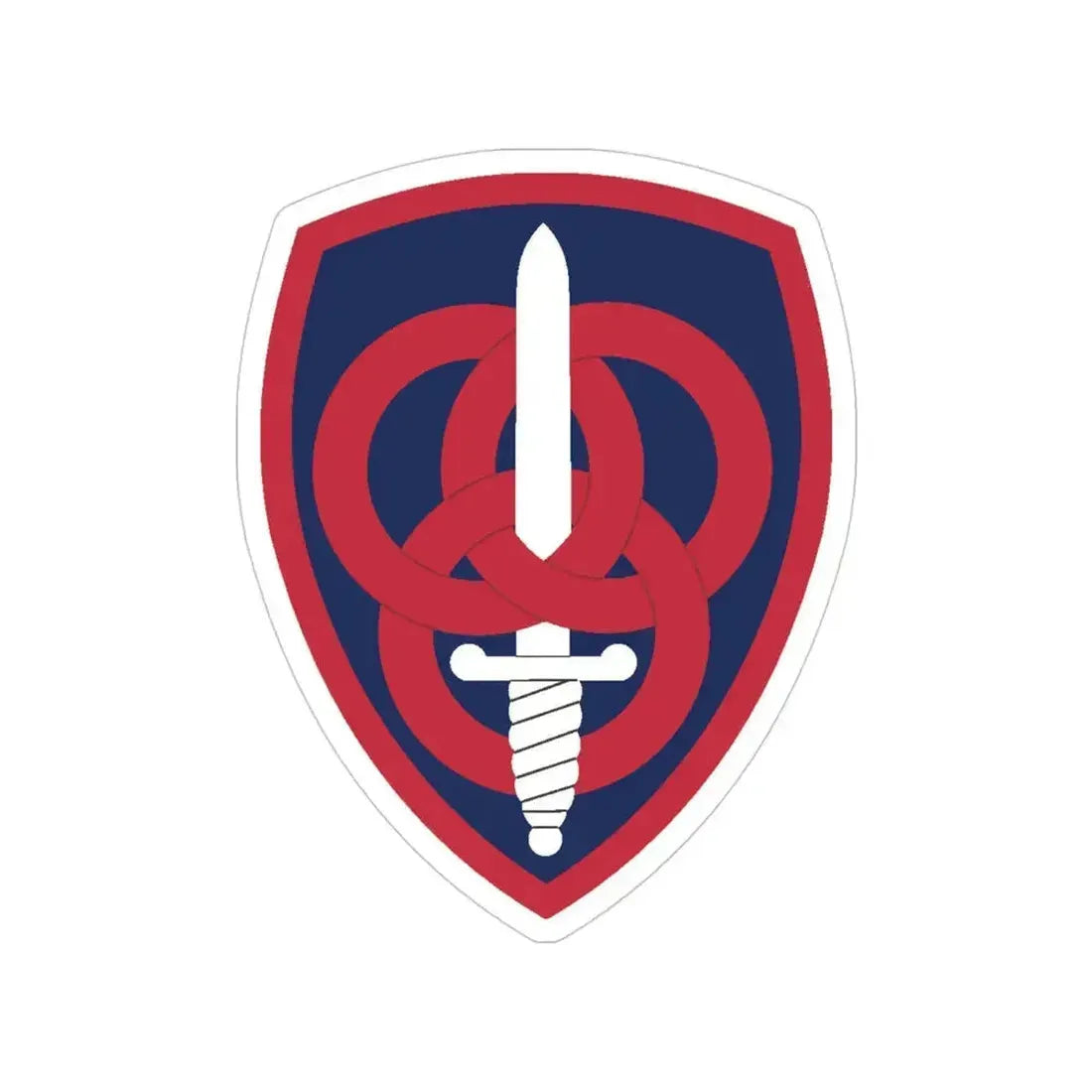 3 Personnel Command (U.S. Army) Transparent STICKER Die-Cut Vinyl Decal 4 Inch - The Sticker Space