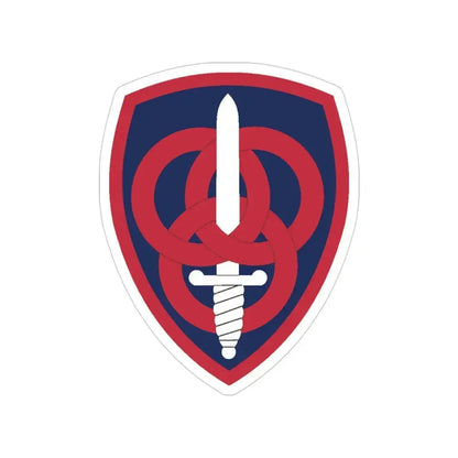 3 Personnel Command (U.S. Army) Transparent STICKER Die-Cut Vinyl Decal 4 Inch - The Sticker Space