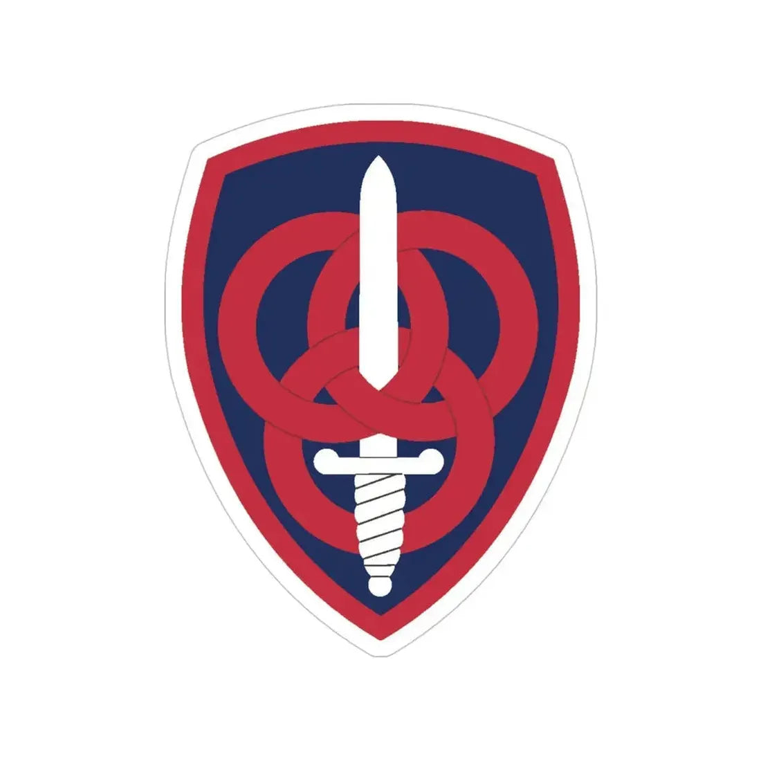 3 Personnel Command (U.S. Army) Transparent STICKER Die-Cut Vinyl Decal 4 Inch - The Sticker Space