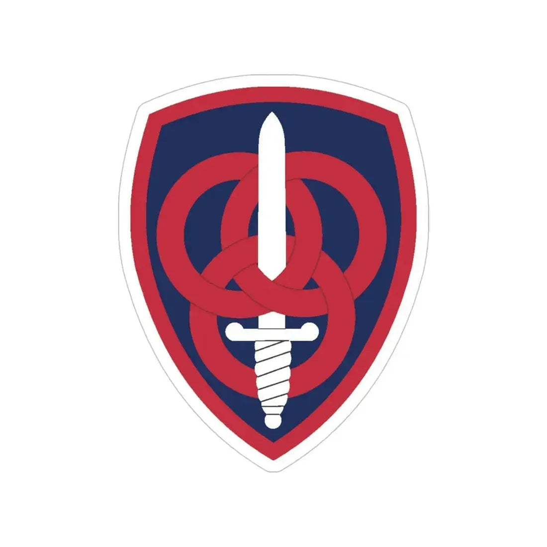 3 Personnel Command (U.S. Army) Transparent STICKER Die-Cut Vinyl Decal 5 Inch - The Sticker Space