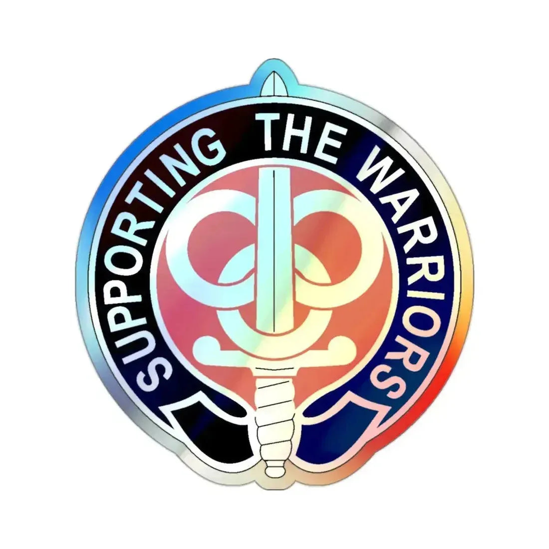 3 Personnel Command v2 (U.S. Army) Holographic STICKER Die-Cut Vinyl Decal 2 Inch Holographic - The Sticker Space