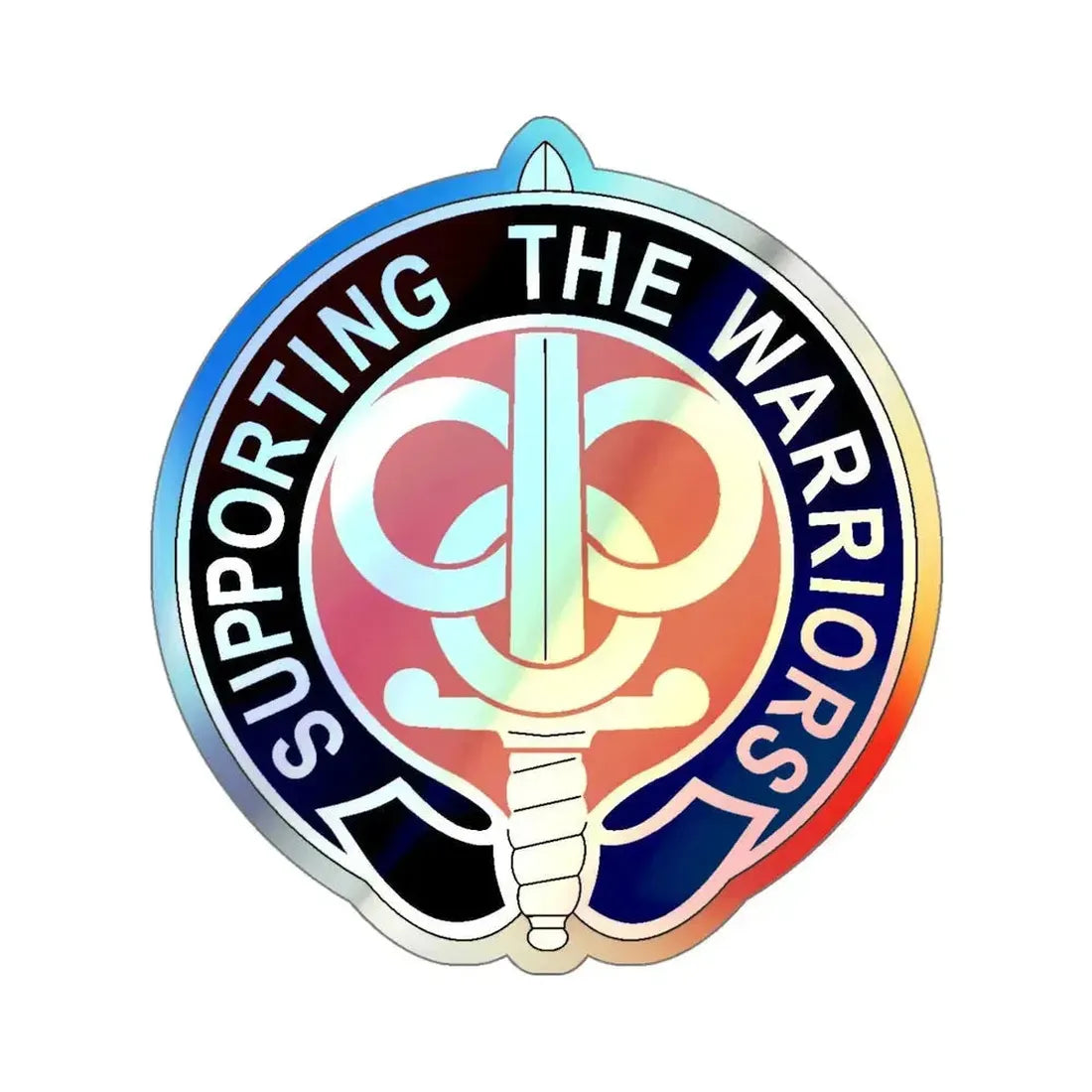 3 Personnel Command v2 (U.S. Army) Holographic STICKER Die-Cut Vinyl Decal 5 Inch Holographic - The Sticker Space