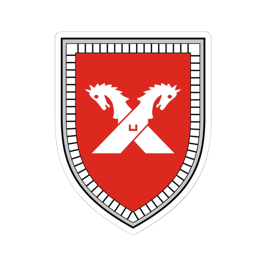 3. PzDiv V1 (Germany) (Coat of Arms) STICKER Vinyl Kiss-Cut Decal 6 Inch White - The Sticker Space
