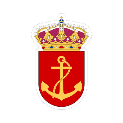 3. sjöstridsflottiljen vapen (Sweden) (Coat of Arms) STICKER Vinyl Kiss-Cut Decal 4 Inch White - The Sticker Space