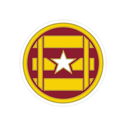 3 Transportation Brigade (U.S. Army) REVERSE PRINT Transparent Die-Cut STICKER 2 Inch Die-Cut Transparent - The Sticker Space