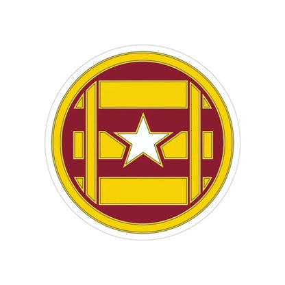3 Transportation Brigade (U.S. Army) REVERSE PRINT Transparent Die-Cut STICKER 5 Inch Die-Cut Transparent - The Sticker Space