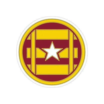 3 Transportation Brigade (U.S. Army) REVERSE PRINT Transparent Die-Cut STICKER 6 Inch Die-Cut Transparent - The Sticker Space