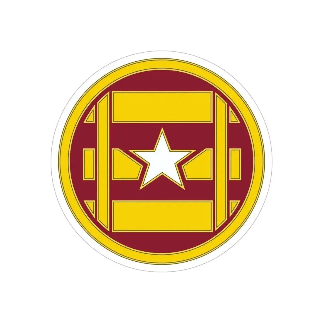 3 Transportation Brigade (U.S. Army) REVERSE PRINT Transparent Die-Cut STICKER - The Sticker Space