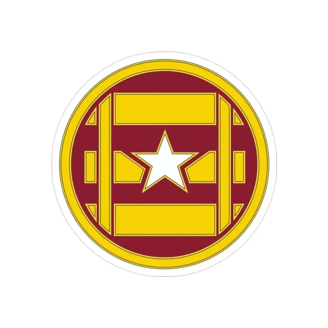 3 Transportation Brigade (U.S. Army) REVERSE PRINT Transparent Die-Cut STICKER - The Sticker Space