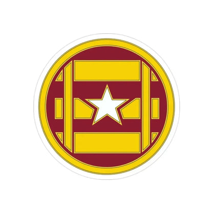 3 Transportation Brigade (U.S. Army) REVERSE PRINT Transparent Die-Cut STICKER - The Sticker Space