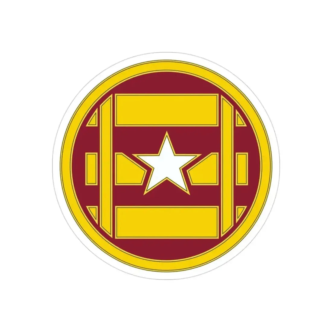 3 Transportation Brigade (U.S. Army) REVERSE PRINT Transparent Die-Cut STICKER - The Sticker Space