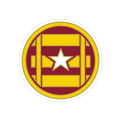 3 Transportation Brigade (U.S. Army) REVERSE PRINT Transparent Die-Cut STICKER - The Sticker Space