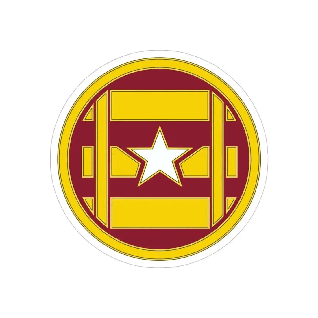 3 Transportation Brigade (U.S. Army) REVERSE PRINT Transparent Die-Cut STICKER - The Sticker Space