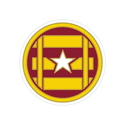 3 Transportation Brigade (U.S. Army) REVERSE PRINT Transparent Die-Cut STICKER - The Sticker Space