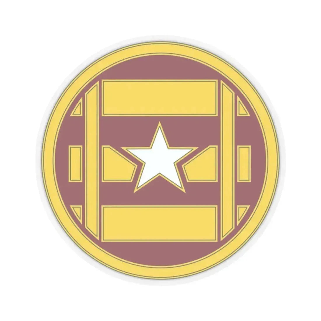 3 Transportation Brigade (U.S. Army) STICKER Vinyl Kiss-Cut Decal 2 Inch Transparent - The Sticker Space