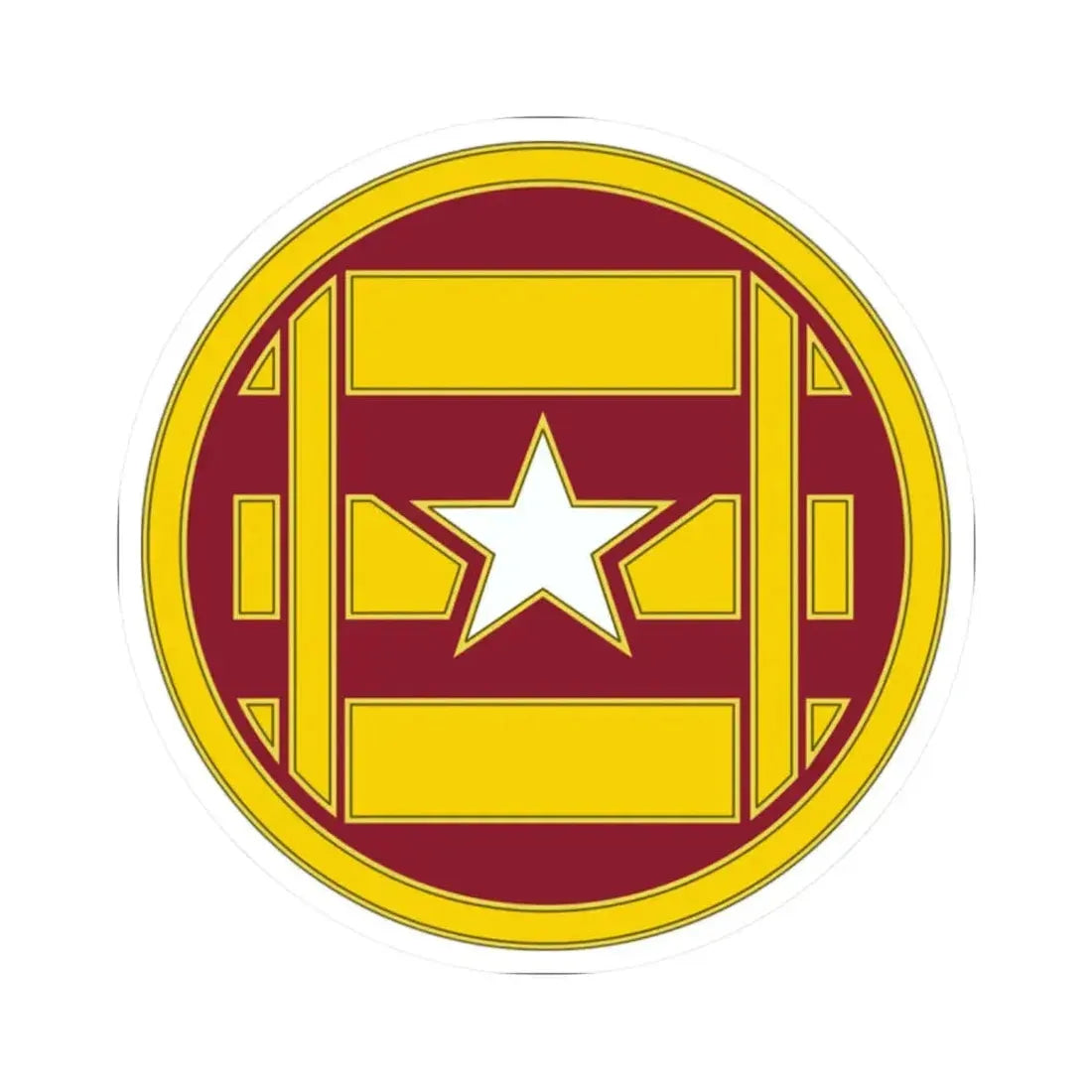 3 Transportation Brigade (U.S. Army) STICKER Vinyl Kiss-Cut Decal 2 Inch White - The Sticker Space