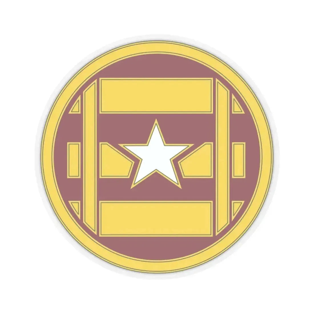 3 Transportation Brigade (U.S. Army) STICKER Vinyl Kiss-Cut Decal 3 Inch Transparent - The Sticker Space