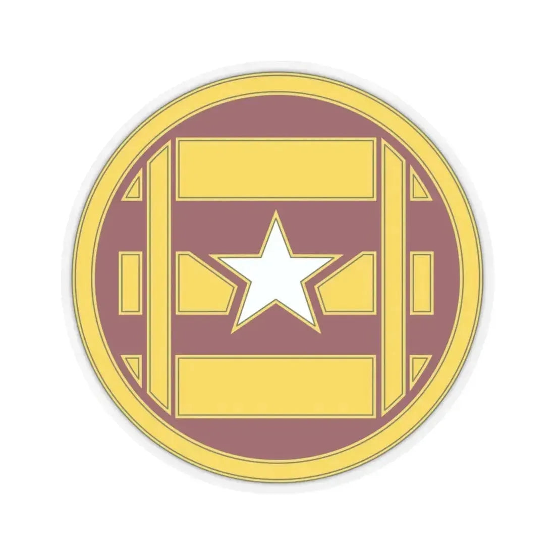 3 Transportation Brigade (U.S. Army) STICKER Vinyl Kiss-Cut Decal 4 Inch Transparent - The Sticker Space