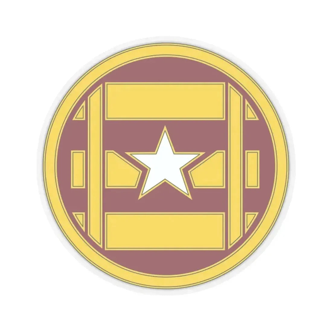 3 Transportation Brigade (U.S. Army) STICKER Vinyl Kiss-Cut Decal 6 Inch Transparent - The Sticker Space