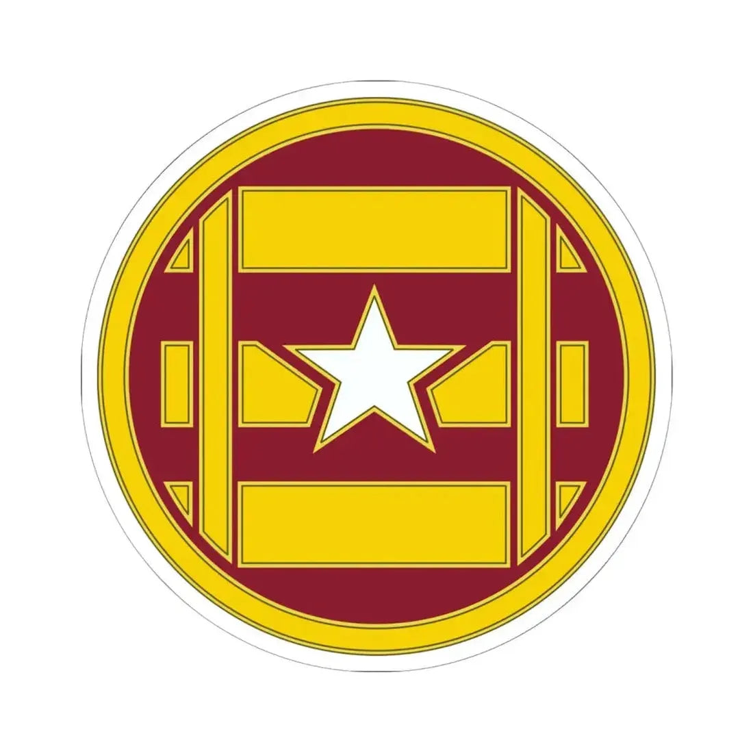 3 Transportation Brigade (U.S. Army) STICKER Vinyl Kiss-Cut Decal 6 Inch White - The Sticker Space