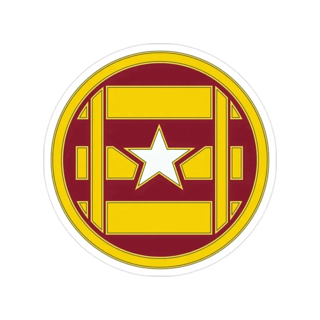 3 Transportation Brigade (U.S. Army) Transparent STICKER Die-Cut Vinyl Decal 2 Inch - The Sticker Space